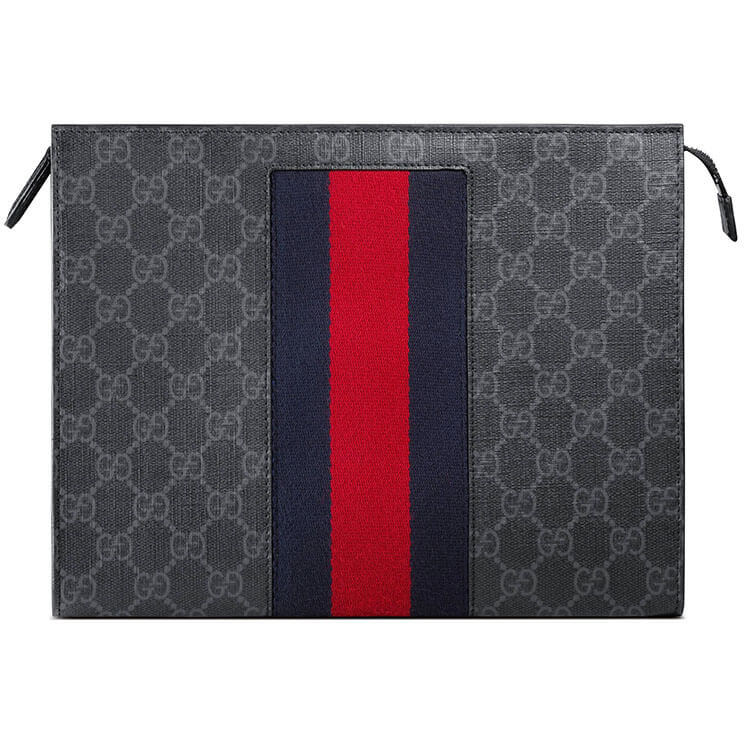 G*u*i gg black pouch