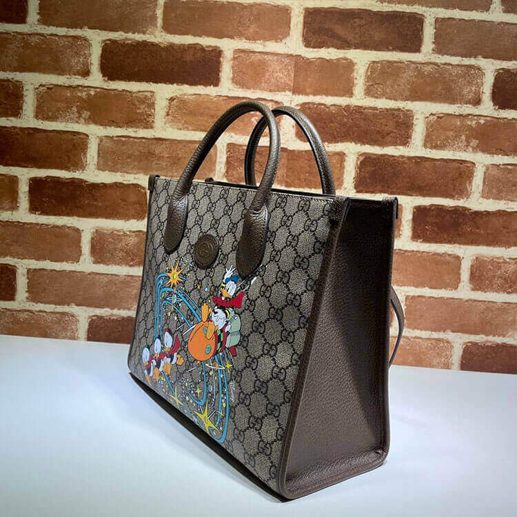disney x G*u*i donald duck tote bag