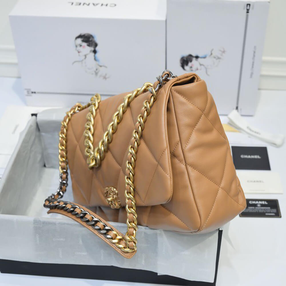 Ch*el 19 maxi handbag