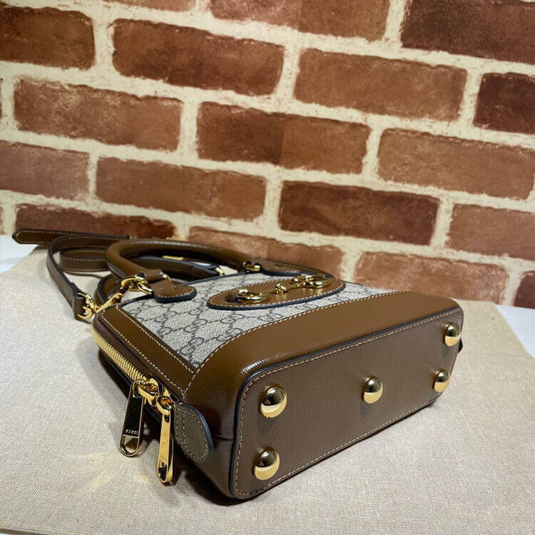 G*u*i horsebit 1955 mini top handle bag