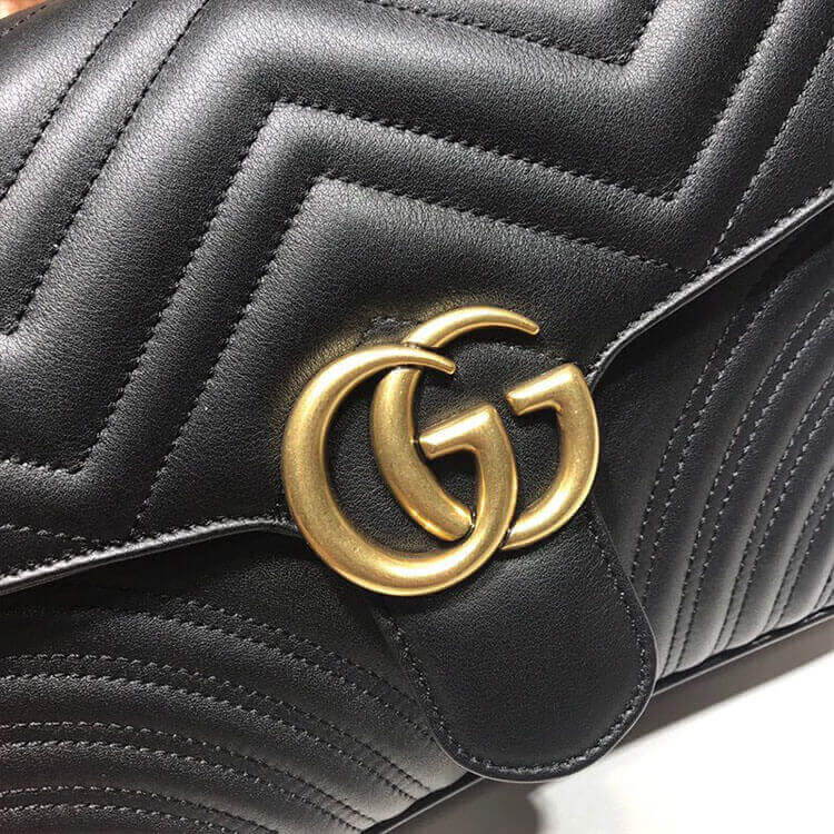 G*u*i gg marmont small top handle bag